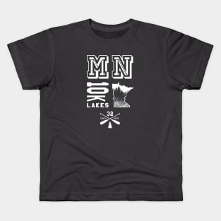 Minnesota MN Land of 10,000 Lakes Kids T-Shirt